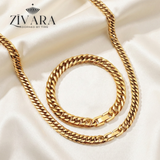 Zivara Aurum Bracelet & Necklace Set