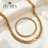 Zivara Aurum Bracelet & Necklace Set