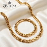 Zivara Aurum Bracelet & Necklace Set