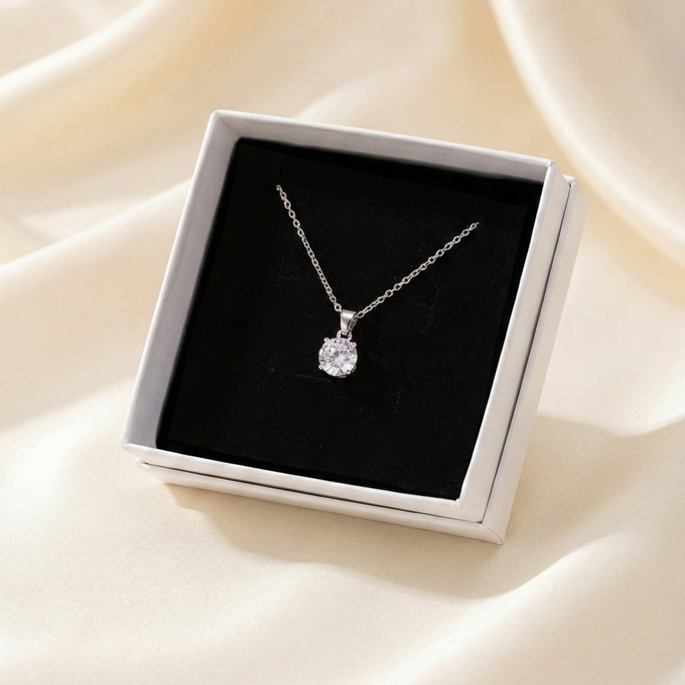 Astra Solitaire Necklace
